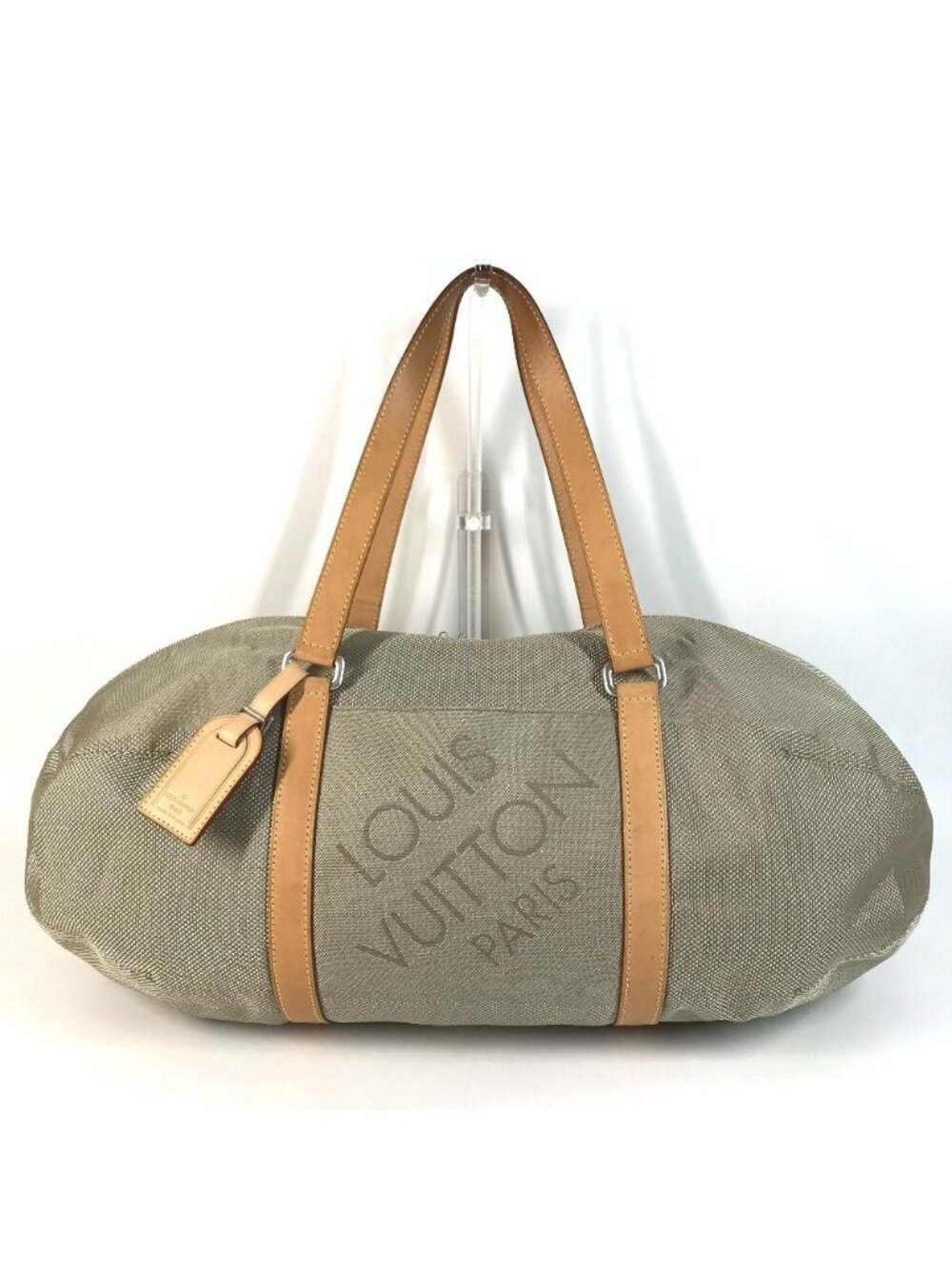 Louis Vuitton Boston Bag Khaki Damier Geant Canvas Saab
